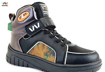 Черевики WEESTEP R577766199 BK Black 33р, 34р, 35р