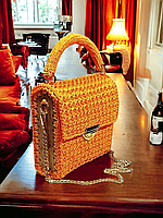 Стильна  в'язана сумка ручної роботи