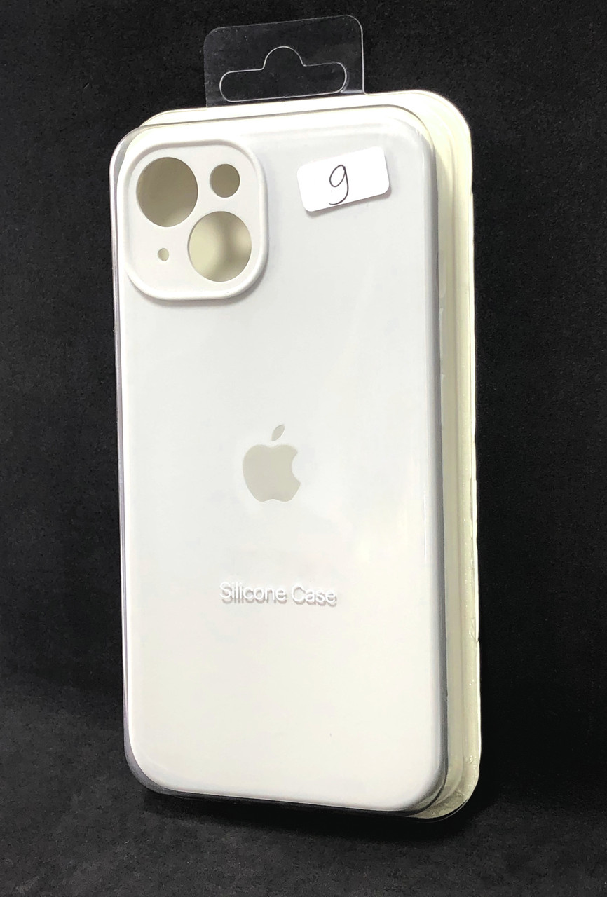 Чохол для телефону iPhone 13 Silicone Case original FULL №9 white (4you)