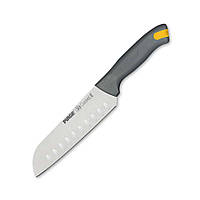 Нож GASTRO Hollow Santoku 170 мм, серый, Pirge, PRG37168-11