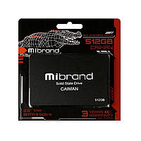 Твердотельный накопитель SSD Mibrand Caiman 512GB 2.5" 7mm SATAIII Standard MI2.5SSD/CA512GBST