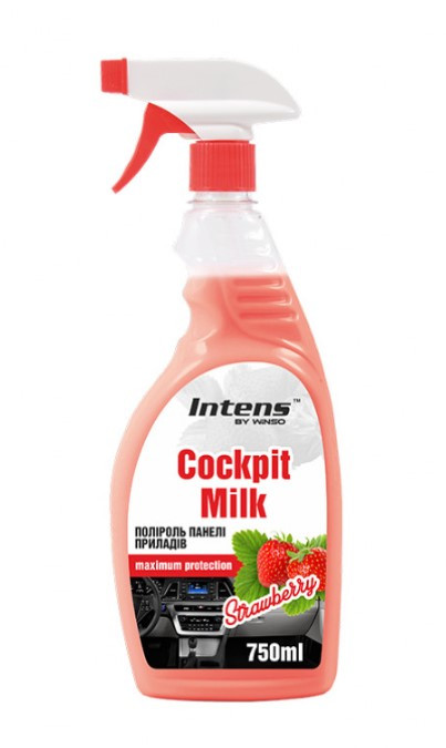 Поліроль - молочко для панелі приладів COCKPIT MILK  strawberry 750 мл, фото 1