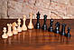 Шахові фігури з дерева ручної роботи чорні, фото 9