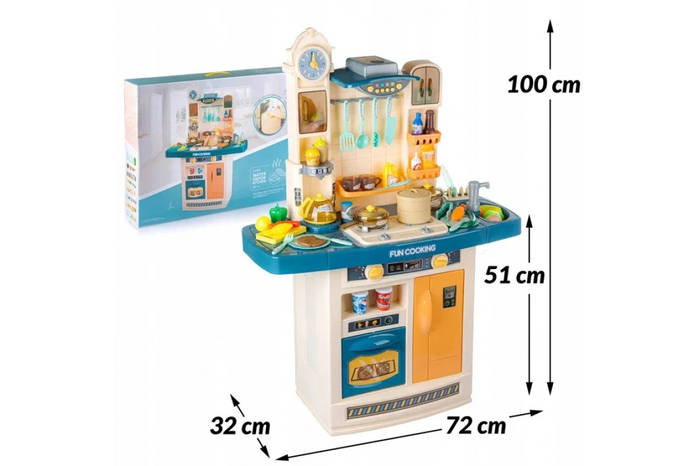 Кухня детская Home Kitchen 100 см с водой и паром 998A/B (ID#2104612673 ...