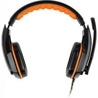 БУ Наушники с микрофоном Gemix W-330 Pro Black/Orange