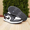 Жіночі кросівки Nike Air Jordan 23 Low Black White Найк Джордан Лоу низькі чорно-білі підліткові шкіряні, фото 8