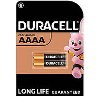 Батарейки Duracell AAAA (LR61) 1.5В 2шт