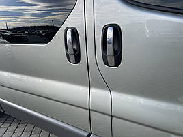 Накладки на ручки (4 шт, нерж) - Renault Trafic 2001-2015 рр.