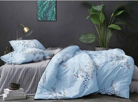 Двоспальний-максі комплект постільної білизни "Іберіс" з простирадлом 220/250, фото 1