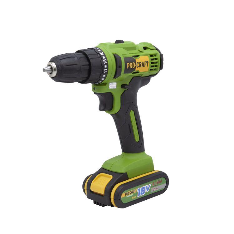 Шуруповерт PRO-CRAFT РА-18С compact, дві батареї, фото 1