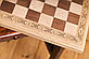 Дерев'яна шахівниця ручної роботи 43*43 см, фото 6