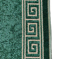 Килимова доріжка Dinarsu Epic Green зелена шириною 67 см (ціна за пог.м), фото 4