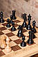 Шаховий набір з натуральної деревини преміальної якості з фігурами обтяжувачами, фото 3