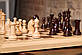 Шаховий набір з натуральної деревини преміальної якості з фігурами обтяжувачами, фото 7