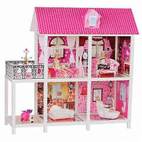 Кукольный домик с 3 куклами Барби 66884