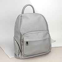 Рюкзак жіночий шкіряний міський Virginia Conti 2238 сірий