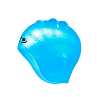 Шапочка для плавания SNS с ушами голубая Y-830-azure