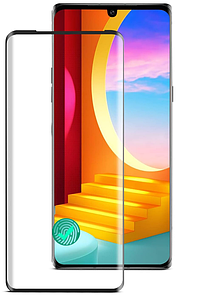 Захисне скло DK Full Glue 3D для LG G9 Velvet 5G (LM-G900) (black)