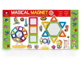 Дитячий магнітний конструктор Magical Magnet 703A 52 деталі музика, світло