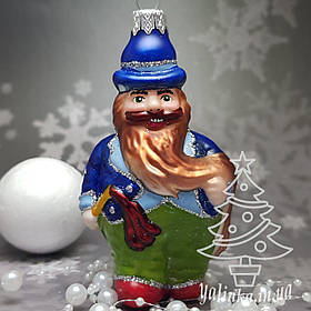 Скляна ялинкова іграшка Карабас-Барабас 319/с