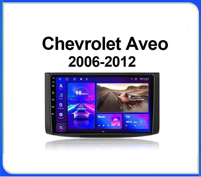 Штатна магнітола Mekede 9" для Chevrolet Aveo (Шевроле Авео) Android GPS/USB/WiFi