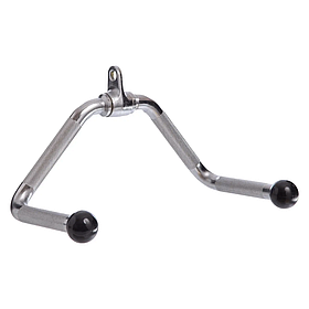 Ручка для нижньої тяги York Fitness Multi-Purpose, хромована сталь, гумові наконечники, для блочних тренажерів