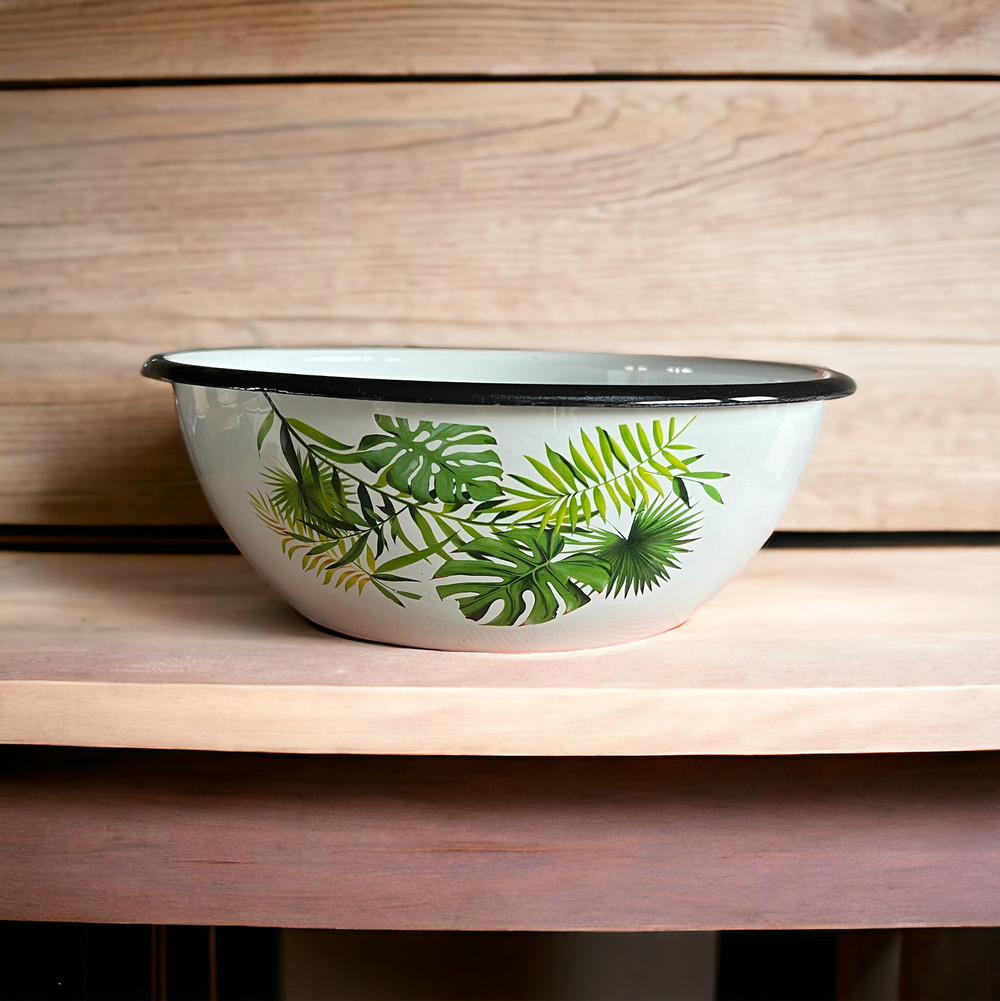 Миска емальована 4л Монстера Idilia 0314/2