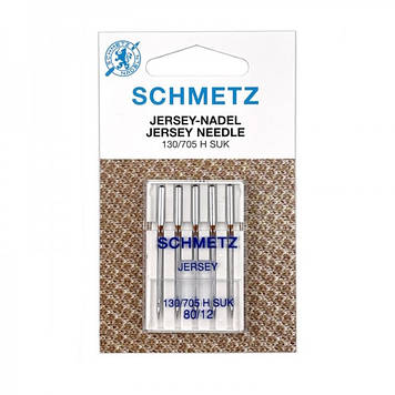 Набір голок Schmetz Jersey №80