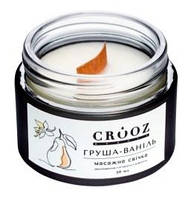 Свеча для массажа рук и ног натуральная Crooz груша ваниль 50 мл