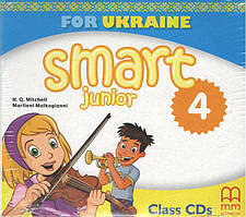 4 клас. Мітчелл Г. Smart Junior 4 for Ukraine Audio CD. Диск (Смарт Юніор) Лінгвіст