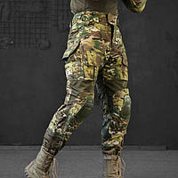 Военные штаны мультикам Marrakesh G3, гтурмовые штаны рип-стоп с карманами для наколенников L