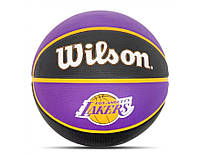 М'яч баскетбольний Wilson NBA Team Tribute Los Angeles Lakers 295 Size 7