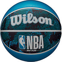М'яч баскетбольний Wilson NBA DRV PLUS VIBE BSKT Black/Blue size 5