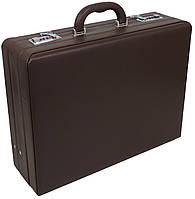 Діловий кейс, психолог з екошкіри Portfolio коричневий (mrk)