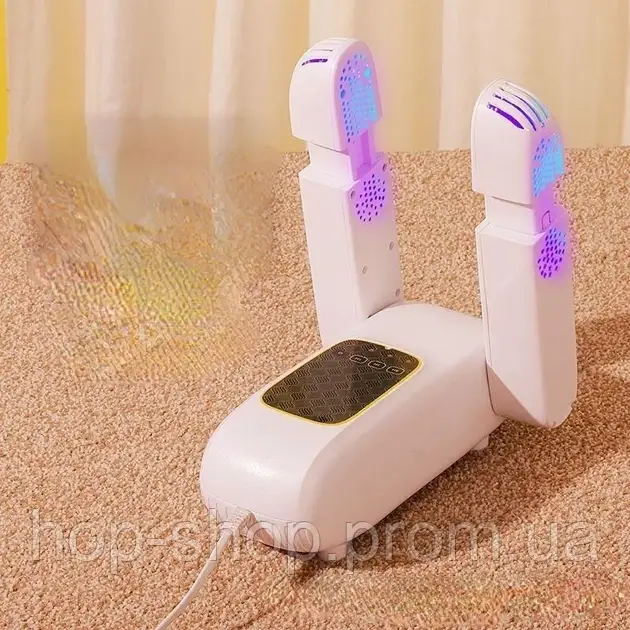 Уникальная эффективная воздушная сушилка для обуви с ультрафиолетом, современное устройство для быстрой сушки - фото 1 - id-p2104642915