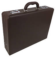 Діловий кейс, психолог з екошкіри Portfolio коричневий (mrk)