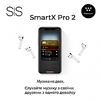 Bluetooth Наушники беспроводные SmartX Pro 2 Premium вакуумные Цвет Белые + Кабель USB Type C