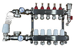 Коллектор для теплого пола POLMARK 5 контуров без насоса