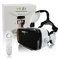 Універсальні окуляри віртуальної реальності bobovr z4 для смартфона мобільного з навушниками з пультом