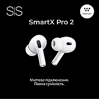 Наушники SmartX Pro 2 Premium Bluetooth Наушники Прозрачный режим Микрофоны на каждом наушнике