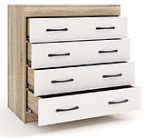 Комод 4Ш/ДСП (Кіївський Стандарт) 850х800х450мм, фото 5