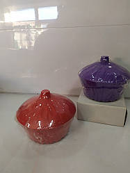 Сахарница с крышкой пластмассовая О13 см