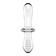 Дилдо Satisfyer Double Crystal (Transparent) (м'ята упаковка!!!!, фото 4