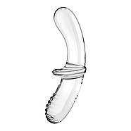 Дилдо Satisfyer Double Crystal (Transparent) (м'ята упаковка!!!!, фото 5