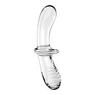 Дилдо Satisfyer Double Crystal (Transparent) (м'ята упаковка!!!!, фото 6