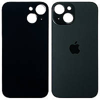Задня кришка Apple iPhone 15 чорна Original PRC з великим отвором