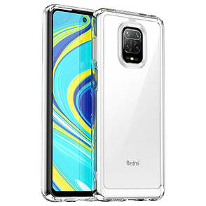 Протиударний чохол Clear Plastic для Xiaomi Redmi Note 9 Прозорий, фото 1