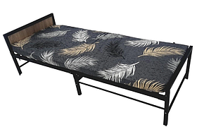 Ліжко — розкладачка "Марсель" на ламелях з матрацом V-102/ Розкладне ліжко для дому та дачі