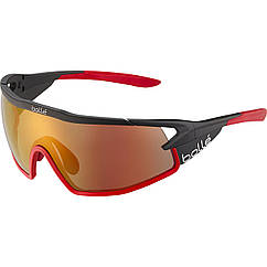 Окуляри сонцезахисні Bolle B-Rock Pro Matte Black Фотохромна лінза S2-S3 Phantom Brown Red