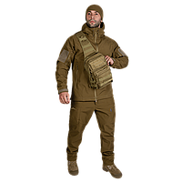 Camotec КУРТКА STALKER SOFTSHELL, военная зимняя куртка, тактическая куртка койот, мужская куртка теплая зимня